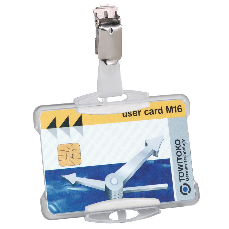 DURABLE Namensschilder mit Clip 8,5 x 5,4 cm, 25 St.