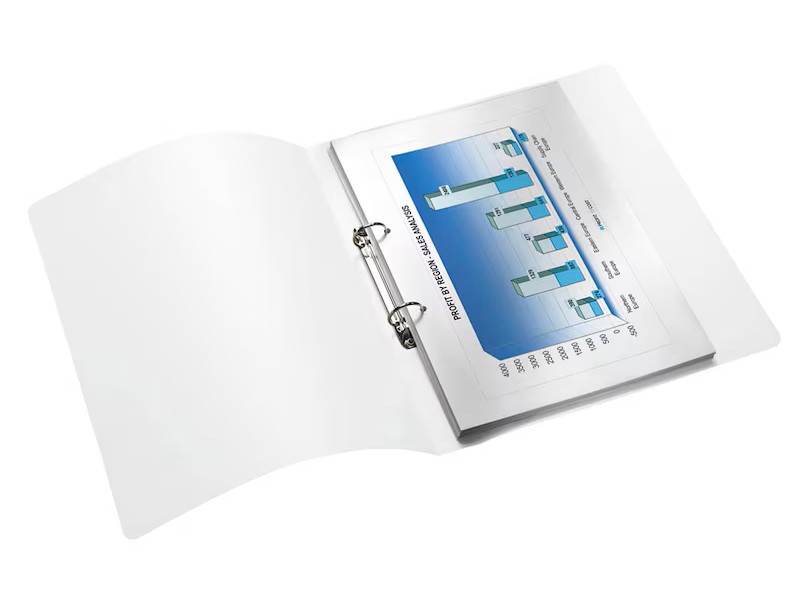 LEITZ WOW Ringbuch 2-Ringe blau-metallic 3,2 cm DIN A4, 1 St.