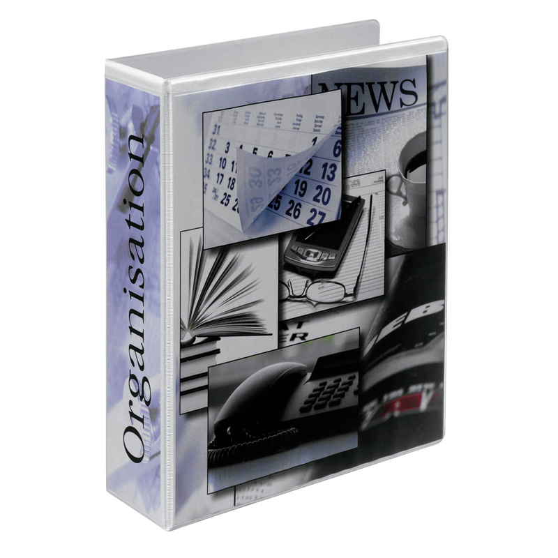 Esselte Präsentationsringbücher 2-Ringe weiß 7,7 cm DIN A4, 10 St.