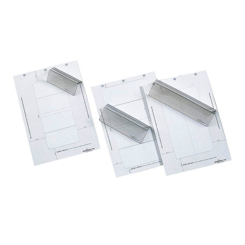 DURABLE Einsteckschilder für Namensschilder Badgemaker 10,0 x 5,2 cm, 40 St.