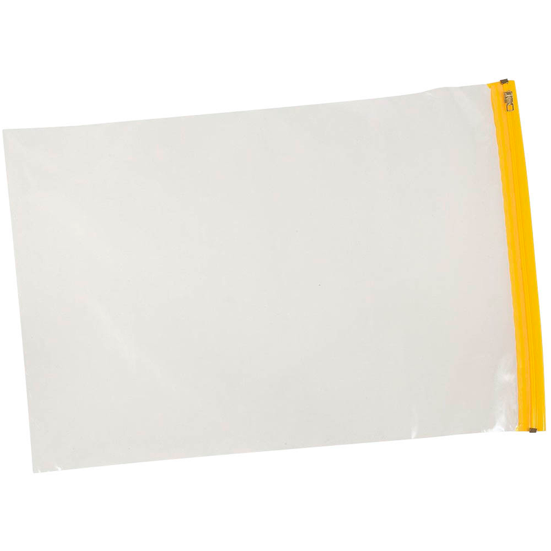 EICHNER Planschutztaschen transparent/gelb 100 x 150 cm, 5 St.
