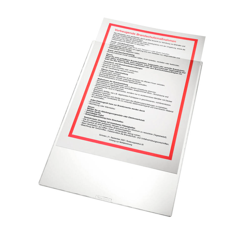 bene Sichttaschen DIN A4 glasklar glatt 0,15 mm, 50 St.