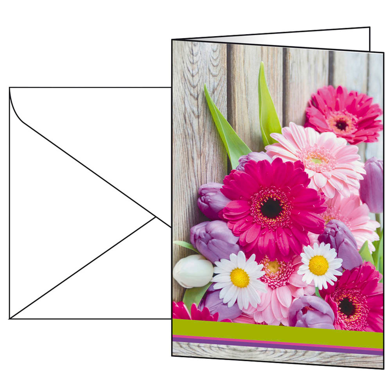 SIGEL Grußkarten ohne Text DS001 DIN A6, 10 St.