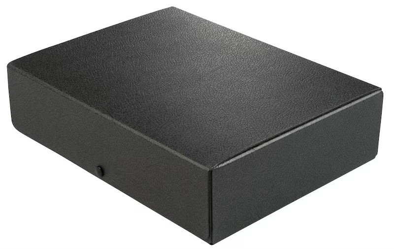 ELBA Heftbox 8,5 cm schwarz marmoriert, 1 St.