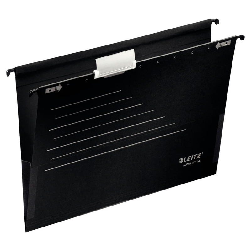 LEITZ Hängetaschen ALPHA Active 1926 schwarz, 5 St.