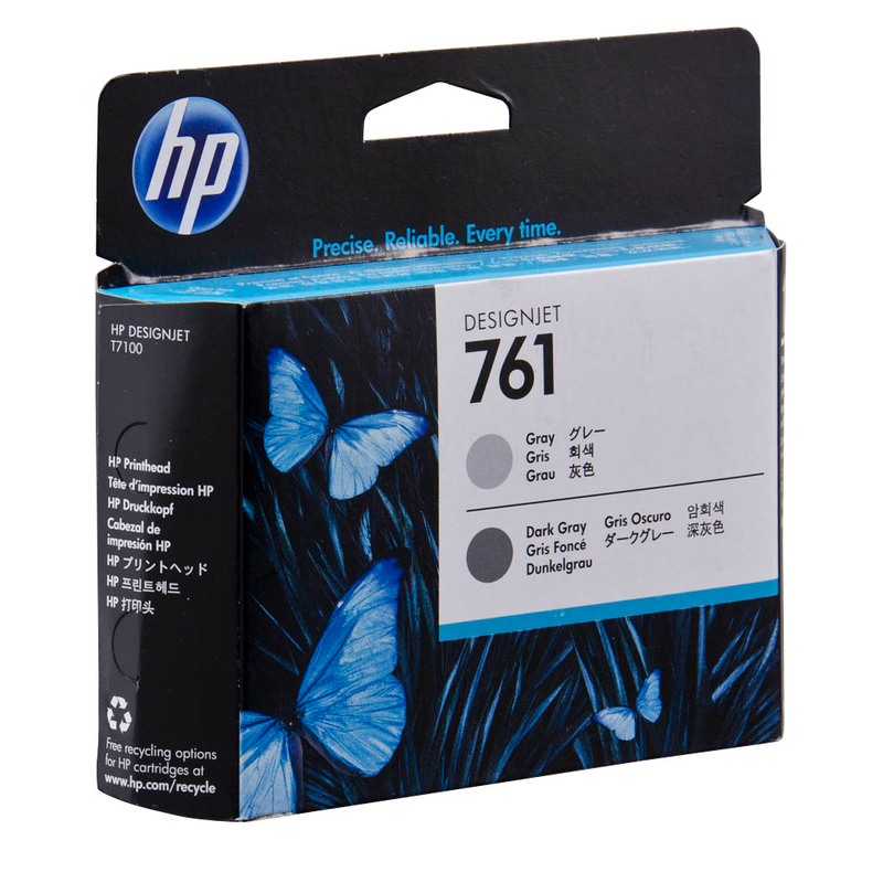 HP CH647A / 761 Druckkopf grau, dunkelgrau