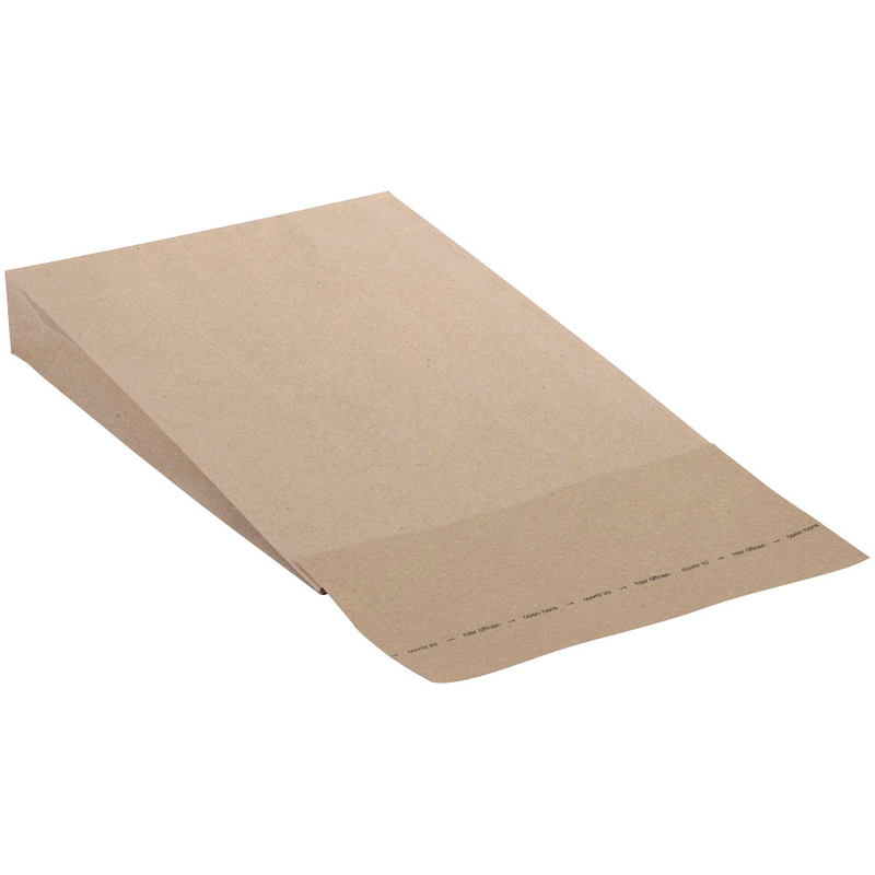 flexiPAK Faltentaschen classic eco Doppelfixverschluss ca. DIN A3 ohne Fenster natur mit 8,0 cm Falte, 300 St.
