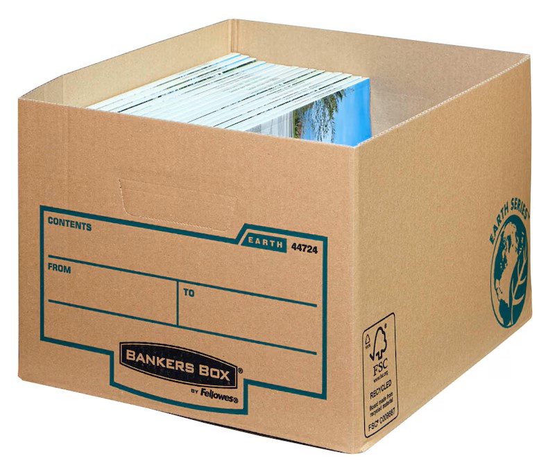 Bankers Box Archivboxen Bankers Box® Earth Series Budget Box braun 32,6 x 39,6 x 25,7 cm, 10 St.