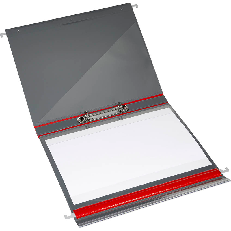 BOI Patienten-Dokumentations-Hängemappe 2-Ringe PMH2R rot Boden: 2,5 cm, 1 St.