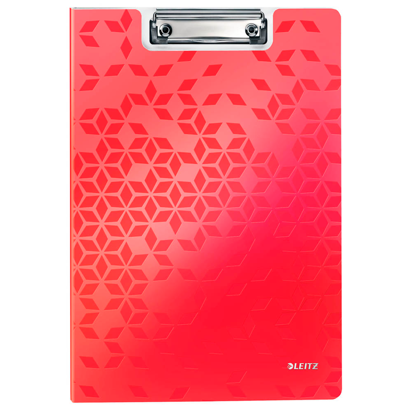 LEITZ Klemmbrettmappe WOW 4199 DIN A4 rot Kunststoff, 1 St.