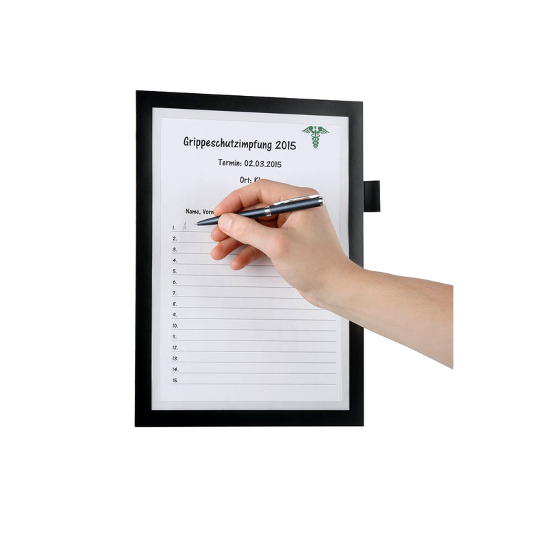 DURABLE Magnetrahmen selbstklebend DURAFRAME NOTE schwarz A4, 1 St.