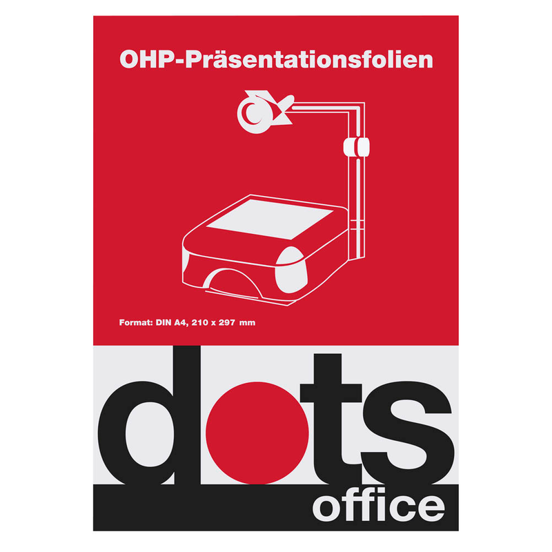 dots InkJetfolien DOTSOHPINKS klar, 50 St.