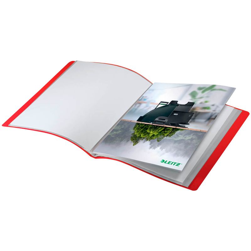 LEITZ Recycle 4677 Sichtbuch DIN A4, 40 Hüllen rot, 1 St.