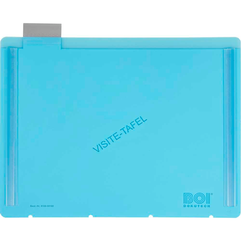 BOI Klemmbretter VISITE 9108-00180 DIN A4 blau Kunststoff, 10 St.