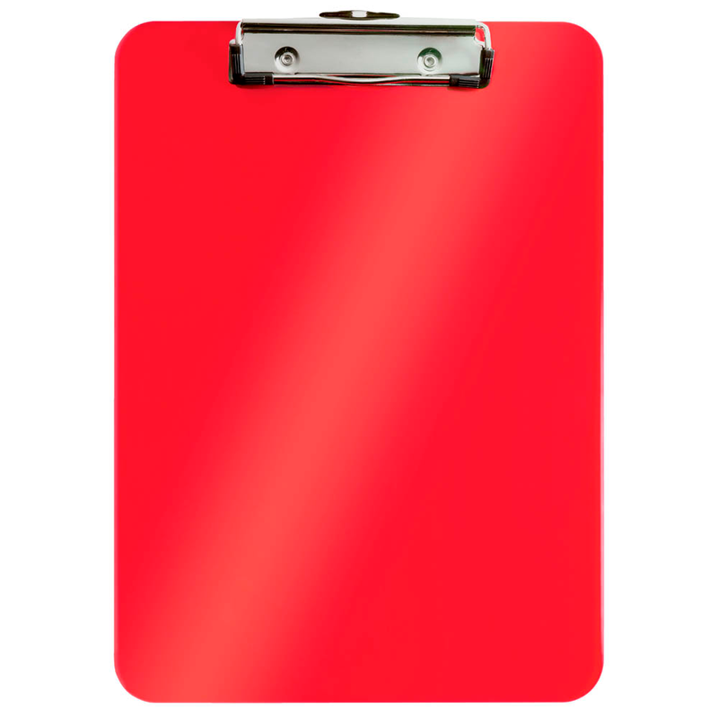 LEITZ Klemmbrett WOW 3971 DIN A4 rot Kunststoff, 1 St.