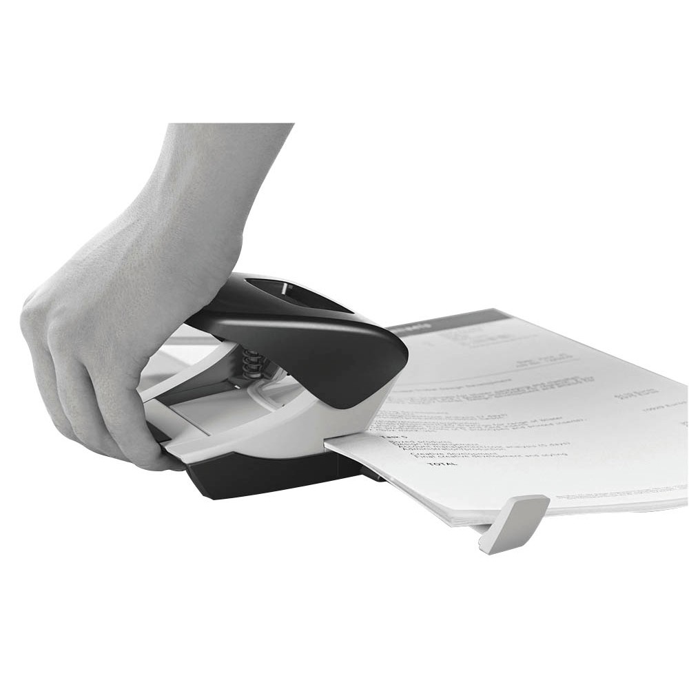 Leitz Locher 5008 Anschlagschiene mit Formatangaben Schwarz