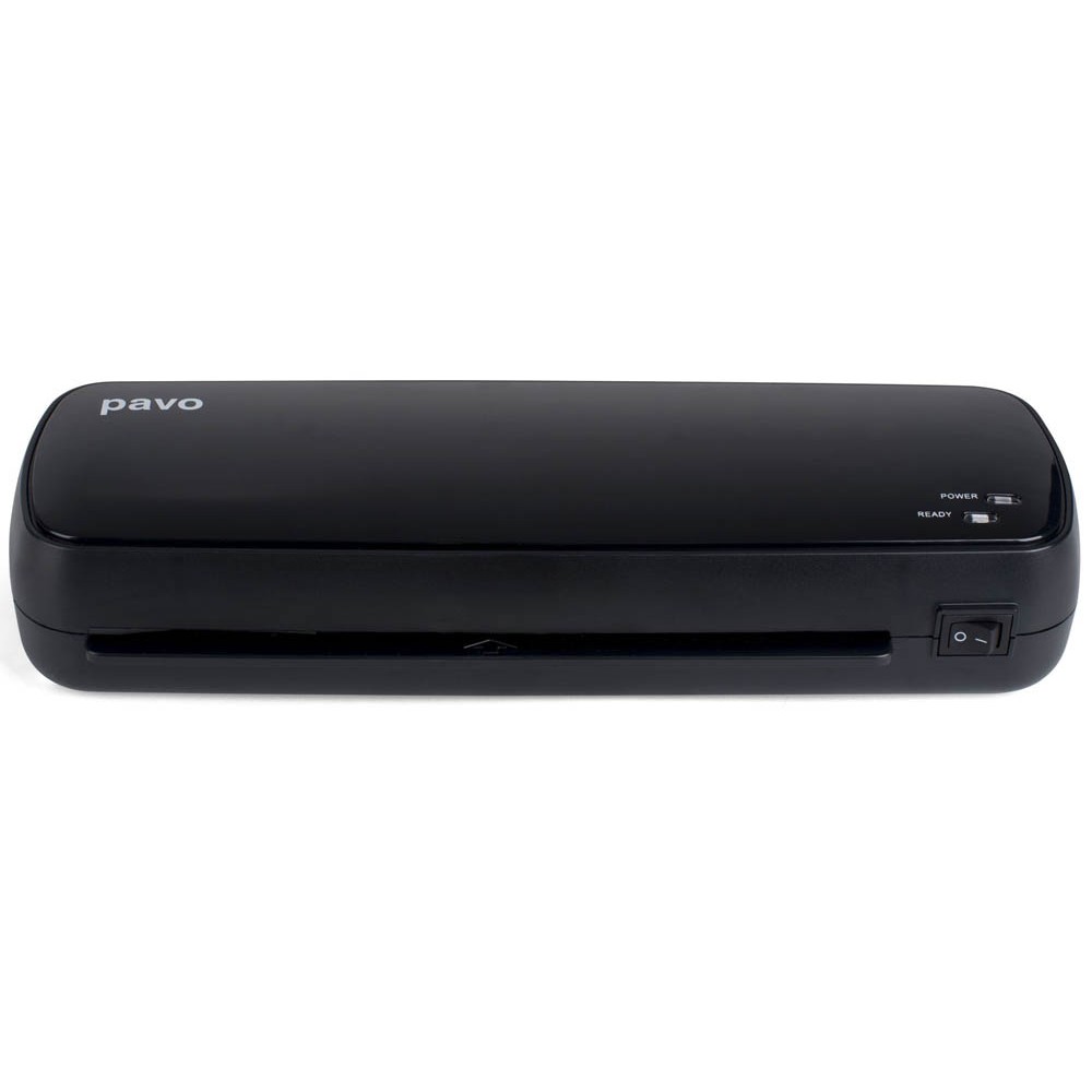 Pavo Florida Laminiergerät schwarz inkl. 5 DIN A4 Laminierfolien (80 micron)