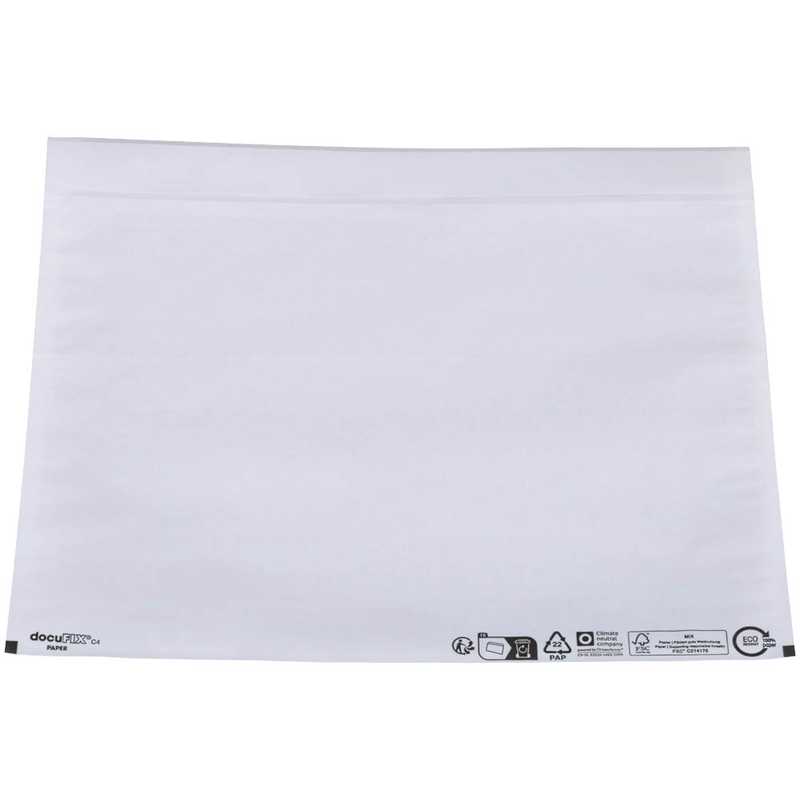 docuFIX® PAPER Lieferscheintaschen Papier DIN C4 500 St.