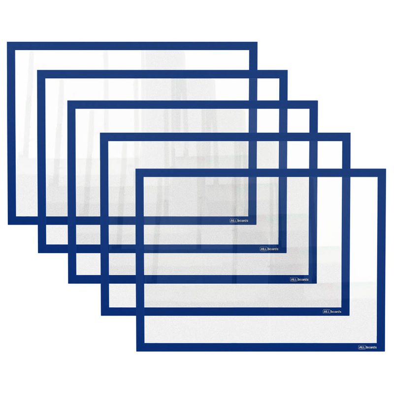 ALLboards Magnetrahmen blau A4, 5 St.