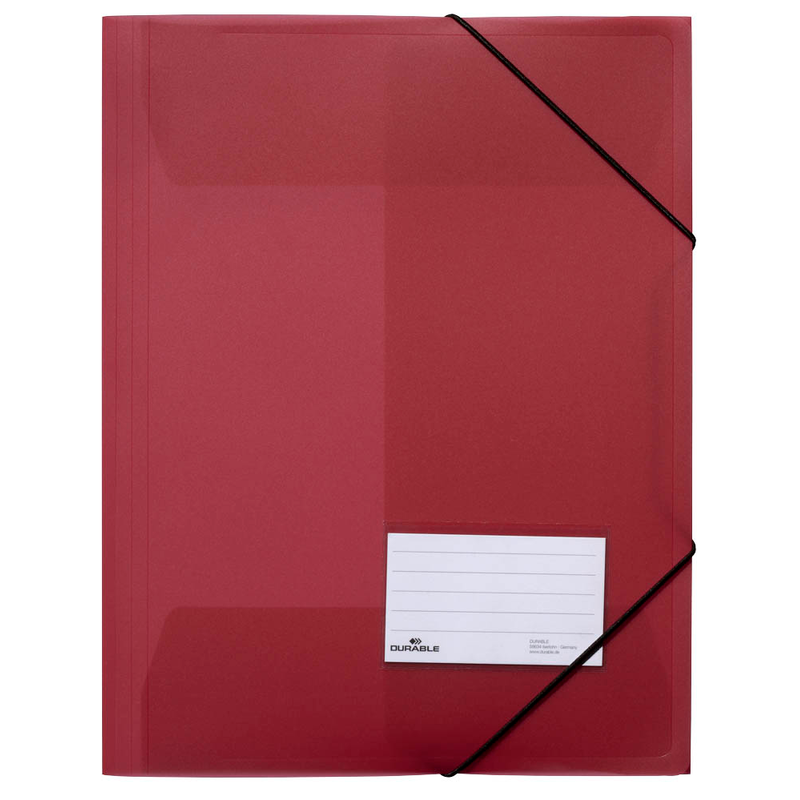 DURABLE Eckspanner DIN A4 rot, 5 St.