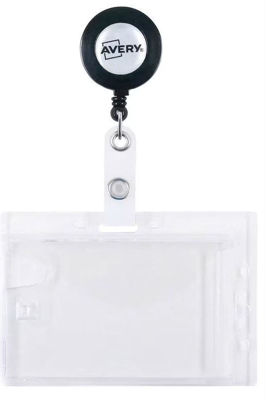 AVERY Zweckform Namensschilder mit Clip 90,0 x 54,0 mm, 10 St.