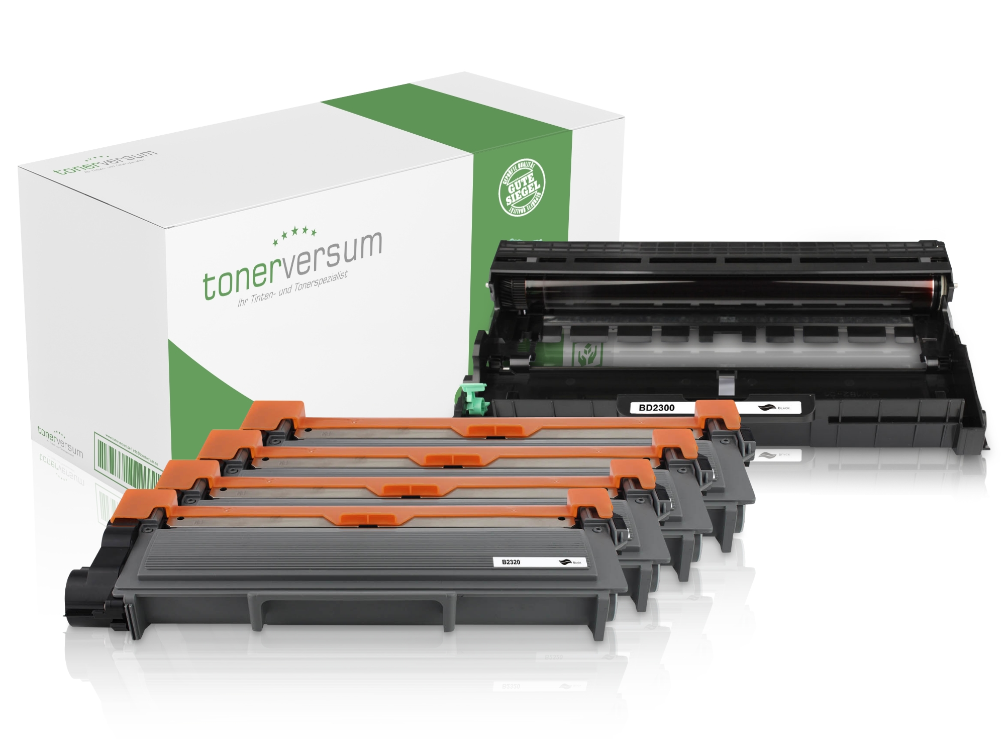 Alternativ zu Brother TN-2320 / DR-2300 Spar-Set (4x Toner / 1x Trommel)