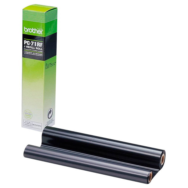 Brother PC-71RF Thermo-Druckfolie schwarz, 1 Rolle