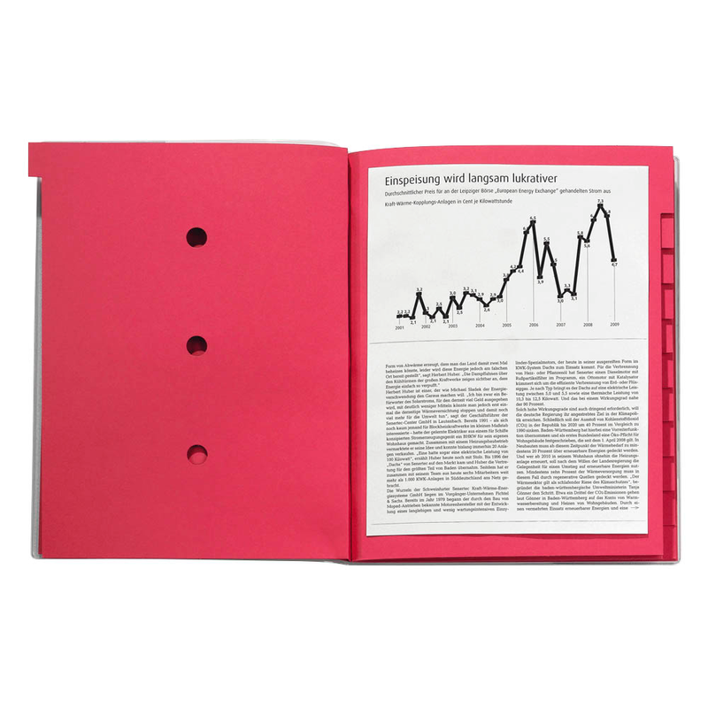 bene Ordnungsmappe 12 Fächer rosa, 1 St.