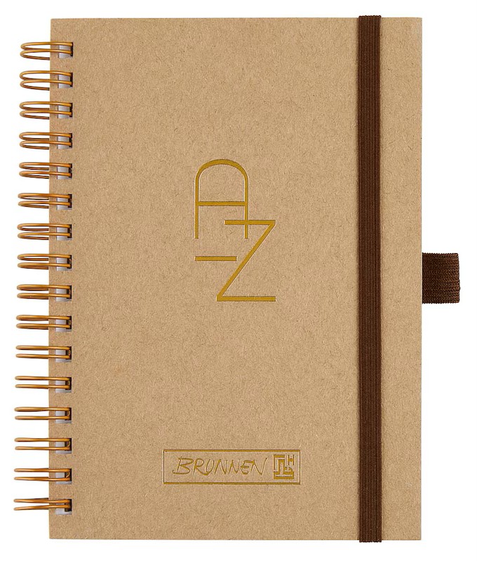 BRUNNEN Adressbuch Wire beige, 1 St.