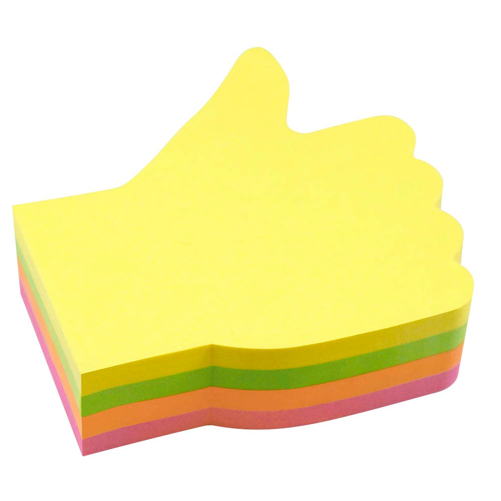 Info 5825-39 Haftnotizen Daumen hoch mehrfarbig (1 Block a 200 Blatt)