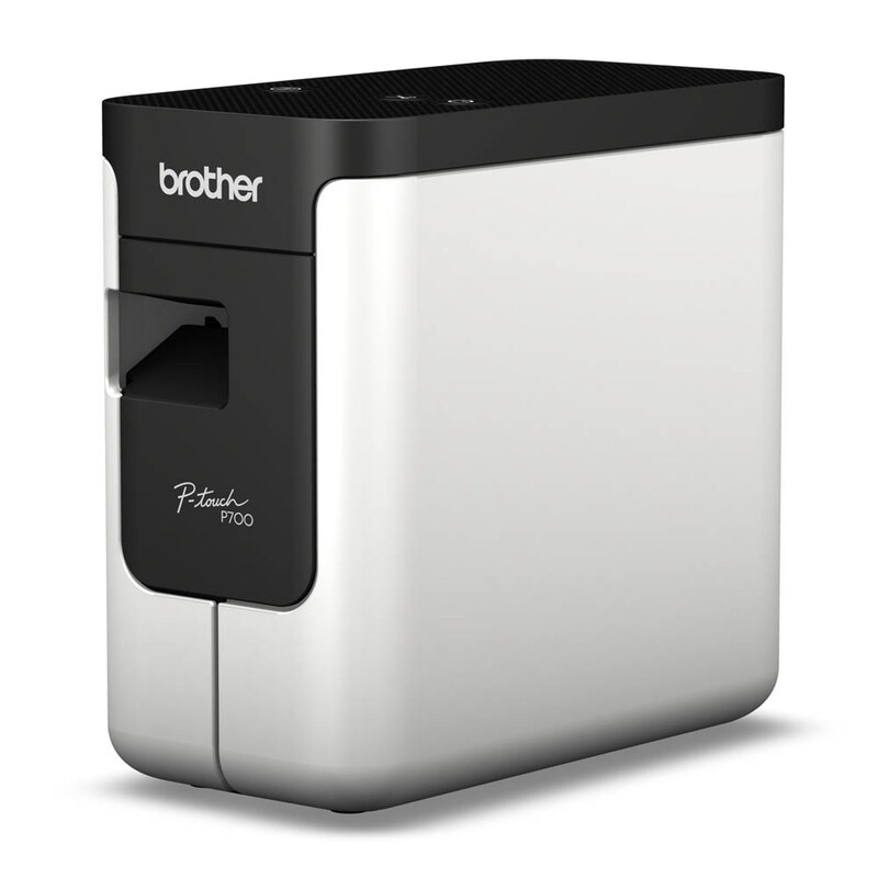 Brother P-touch P700 Beschriftungsgerät grau, schwarz