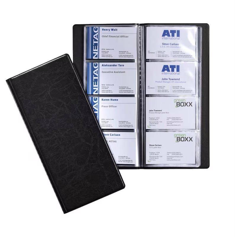 DURABLE Visitenkartenmappe VISIFIX 192 schwarz, 1 St.