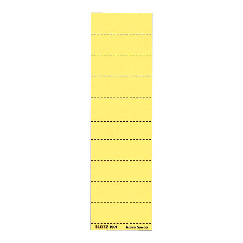 LEITZ Beschriftungsschilder für Hängeregister 1901 gelb, 100 St.