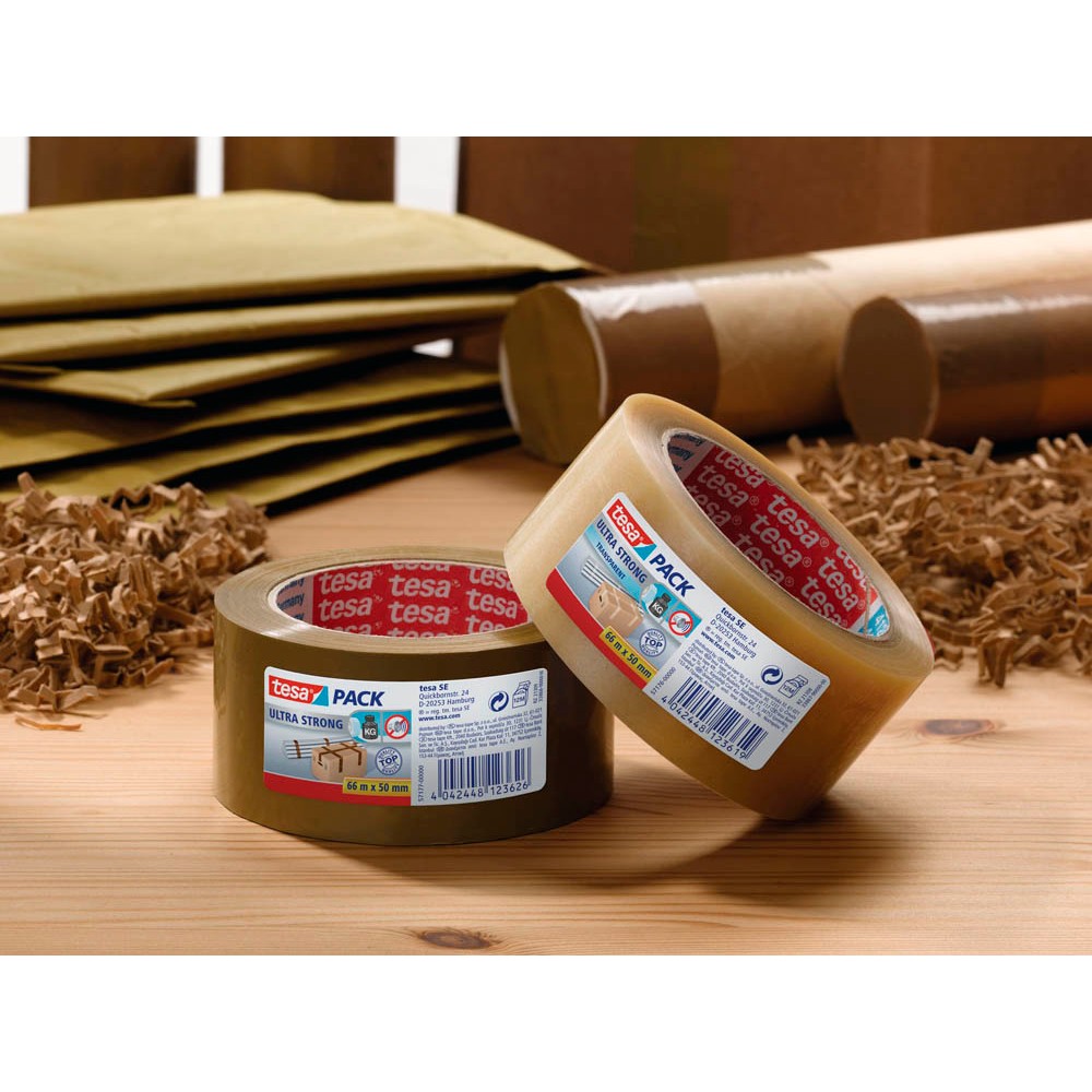 tesa Packband tesapack 4124 ultra strong 50,0 mm x 66,0 m transparent