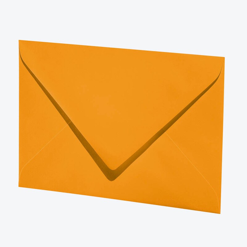 artoz Briefumschläge Mosaic DIN B6 ohne Fenster papaya nassklebend 20 St.