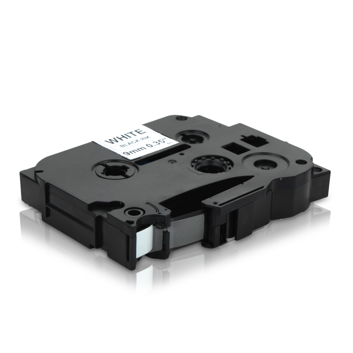 Alternativ zu Brother TZe-221 P-Touch Schriftband 9mm schwarz/weiss