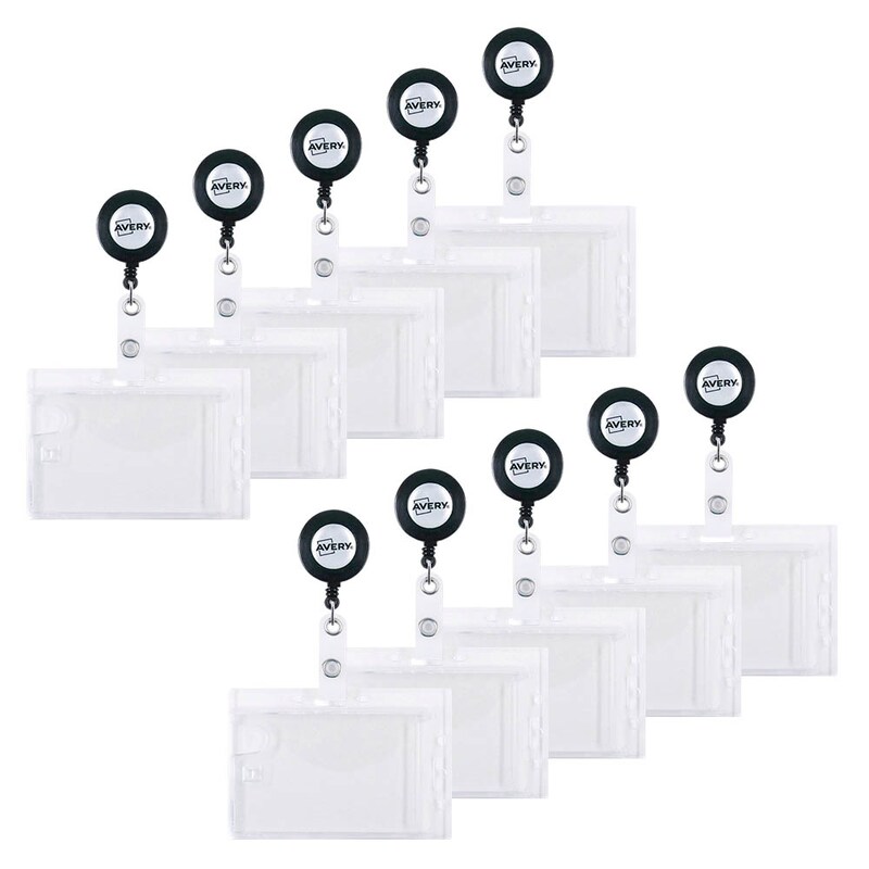 AVERY Zweckform Namensschilder mit Clip 90,0 x 54,0 mm, 10 St.