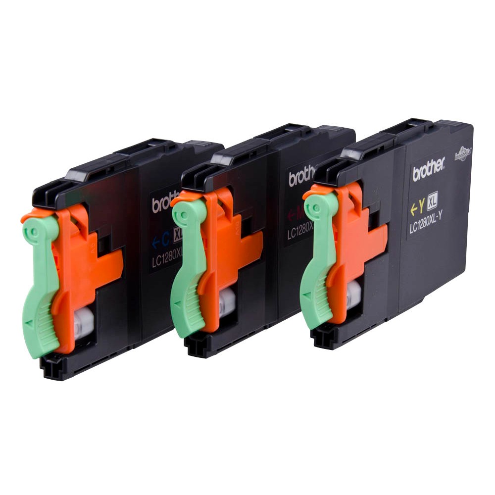 Brother LC-1280 XL Tinten Multipack CMY (3er Set)
