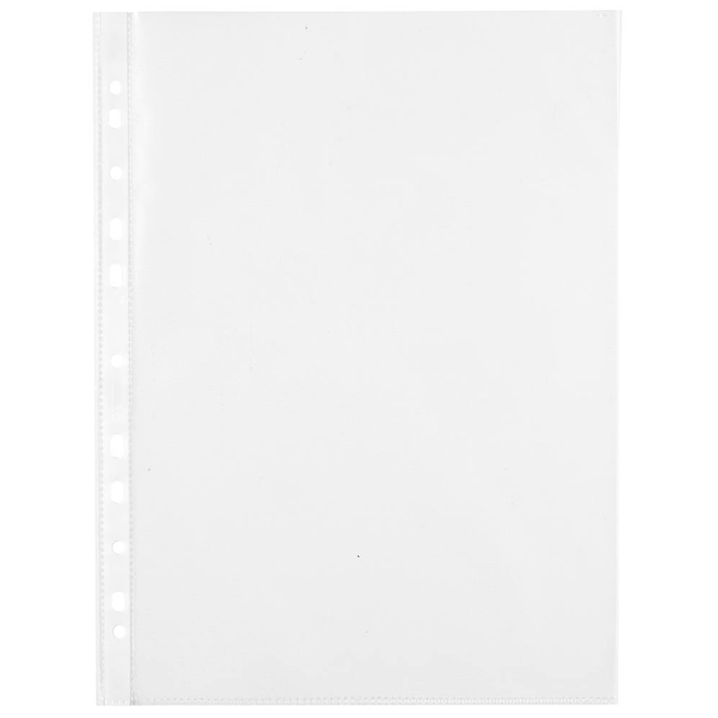 BRUNNEN Prospekthüllen DIN A4 transparent genarbt 0,06 mm, 10 St.