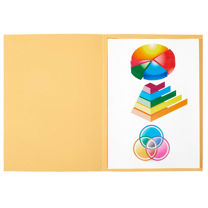 ELBA Aktendeckel Smart Line DIN A4 gelb, 100 St.