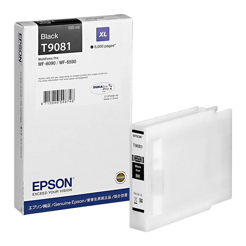 Epson C13T908140 / T9081XL Druckerpatrone schwarz