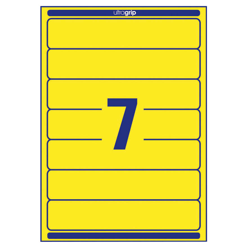 AVERY Zweckform Ordneretiketten L4765-20 gelb, 20 Blatt