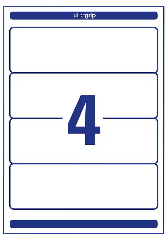 AVERY Zweckform Ordneretiketten L4761-100 weiß, 100 Blatt