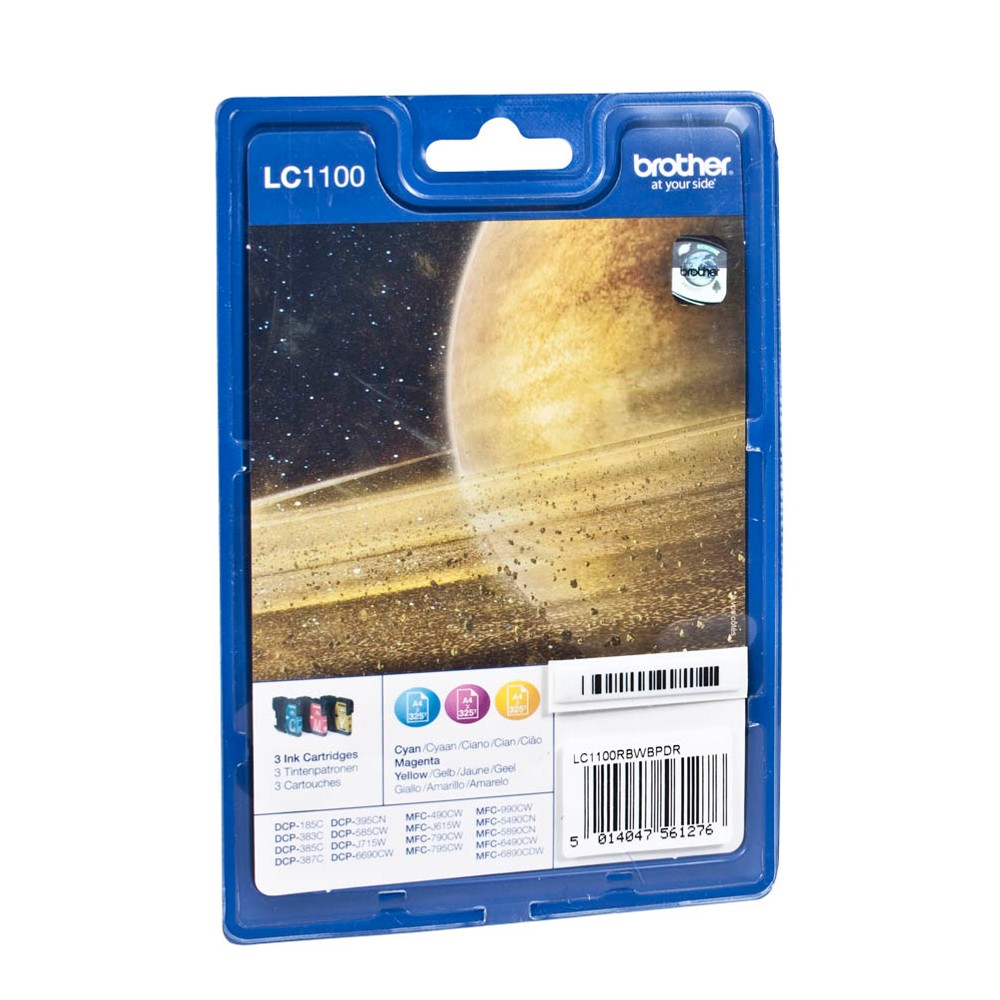 Brother LC-1100 Tinten Multipack CMY (3er Set)