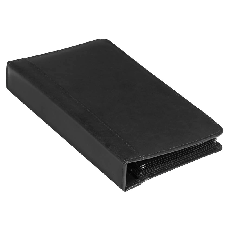 Alassio Visitenkarten-Ringbuch schwarz, 1 St.