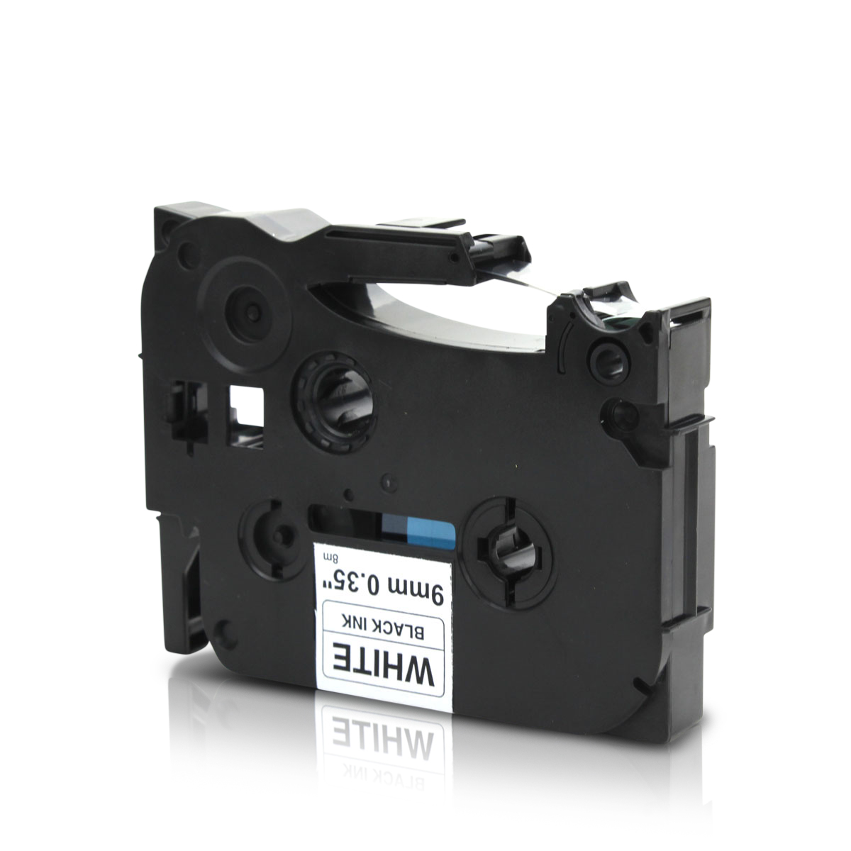 Alternativ zu Brother TZe-221 P-Touch Schriftband 9mm schwarz/weiss