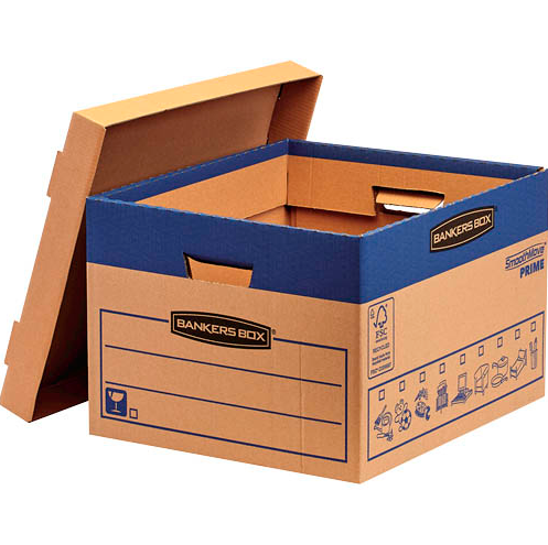Bankers Box Umzugskartons SmoothMove Prime 40,0 x 33,5 x 29,2 cm, 10 St.