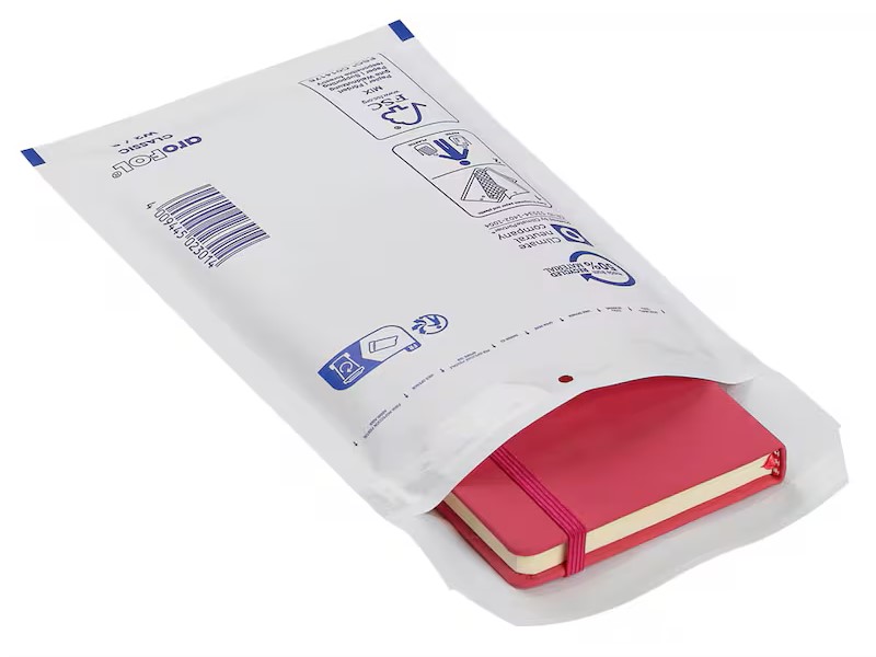 aroFOL® CLASSIC Luftpolstertaschen W2/B weiß für DIN A6, 200 St.
