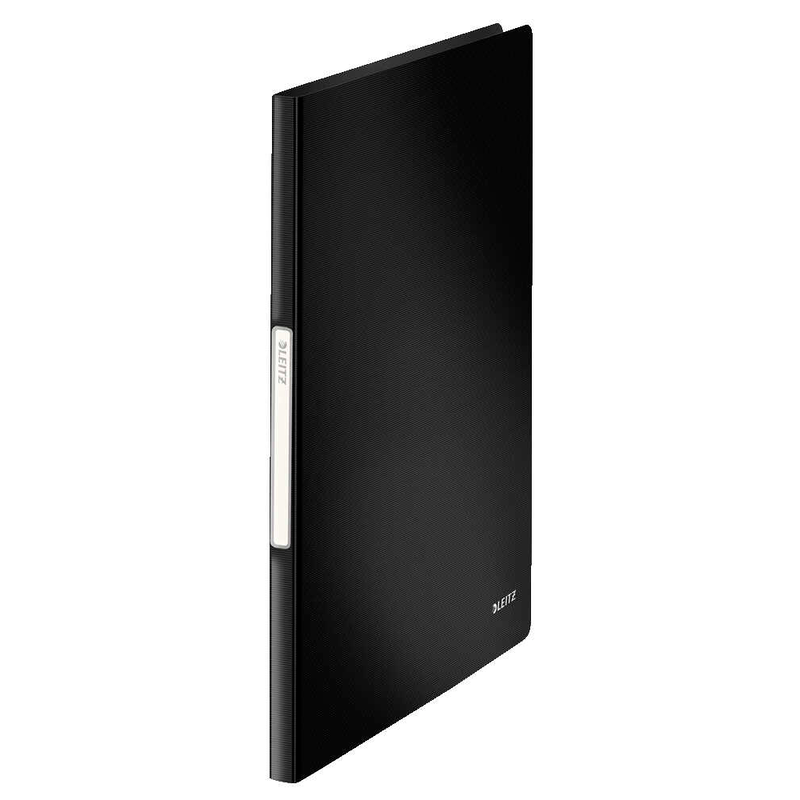 LEITZ Solid Sichtbuch DIN A4, 20 Hüllen schwarz, 1 St.