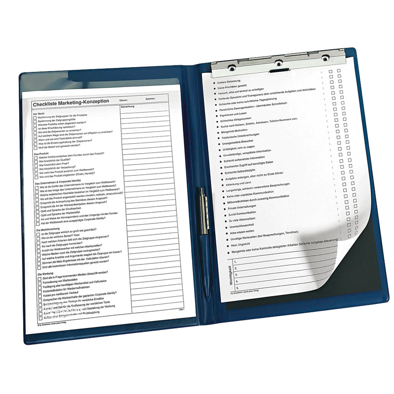 AVERY Zweckform Klemmbrettmappe 2301 DIN A4 blau Karton, 1 St.